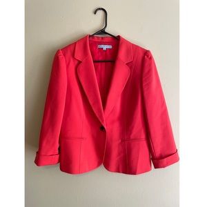 Coral red blazer by Antonio Melani, size 10